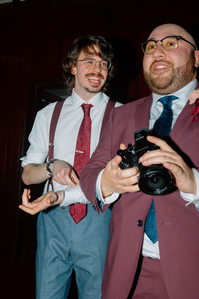 Direct Flash Wedding Reception Photos, Dreamy, Rainy Wedding at Squantum Association, Riverside RI // Grace Kimmell Photography, Newport Rhode Island Wedding Photographer, Portland Maine Wedding Photographer 